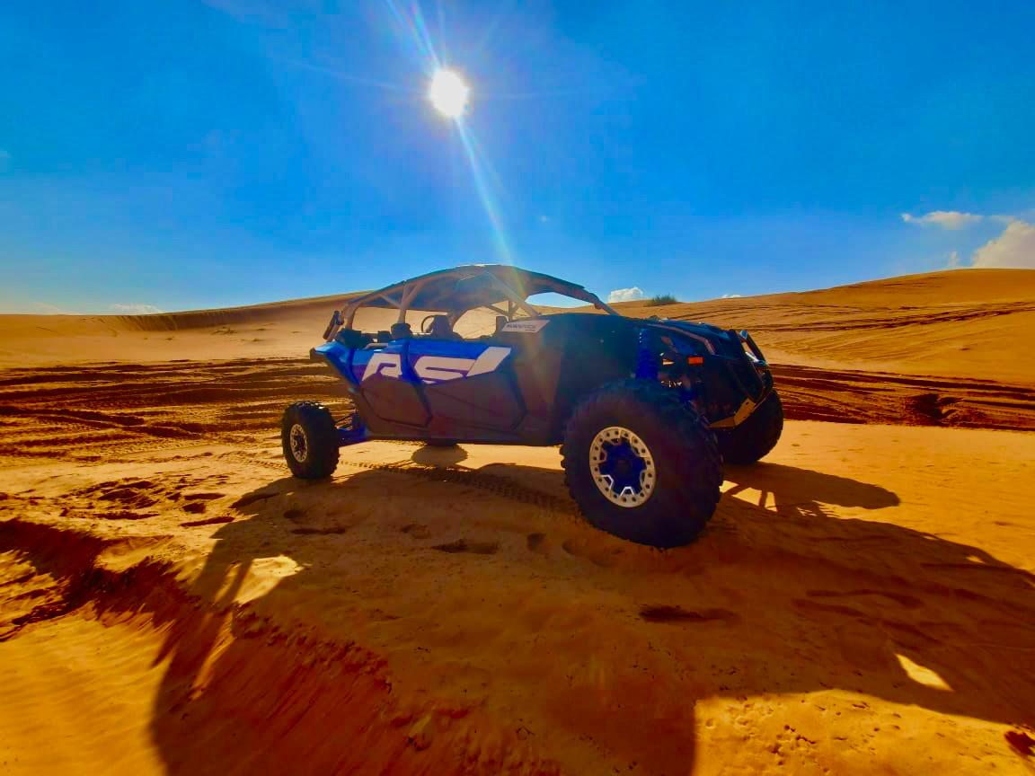 Can-Am Buggy Ride Couple Dubai