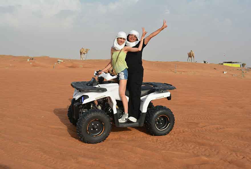 Yamaha quad bike tour Dubai