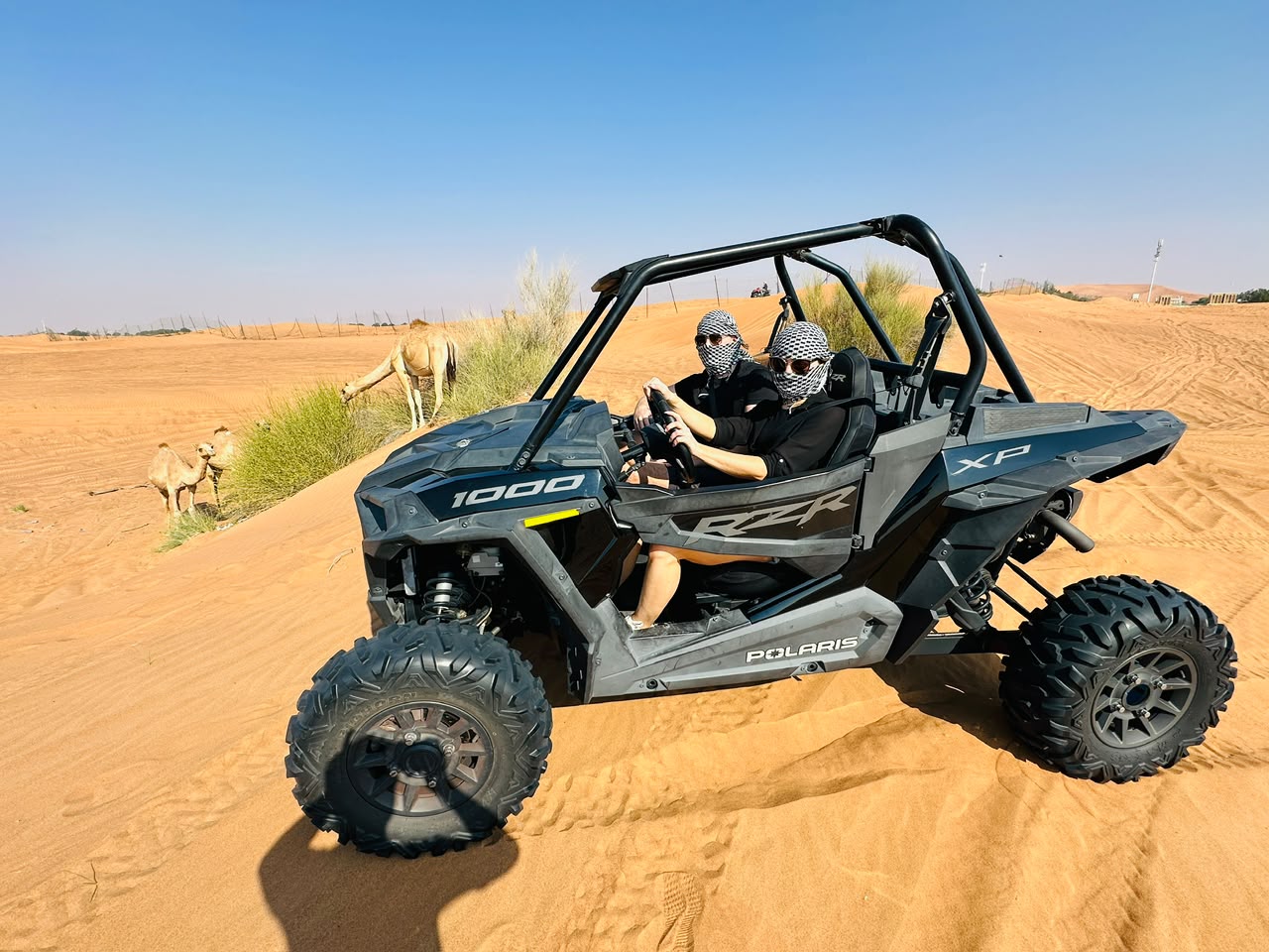 Polaris Buggy Ride Family in Dubai desert
